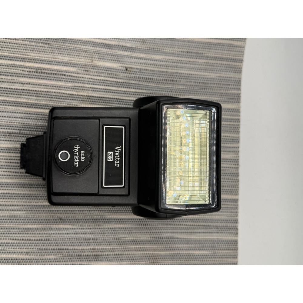 Vivitar 283 Auto Thyristor Electronic Flash Unit Vintage Film‎ Camera Accessory